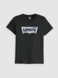 Womens Ophelia Floral Bw Fill Caviar The Perfect T-Shirt