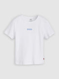 Womens Rickie T Box Tab Bright White Graphic Print T-Shirt