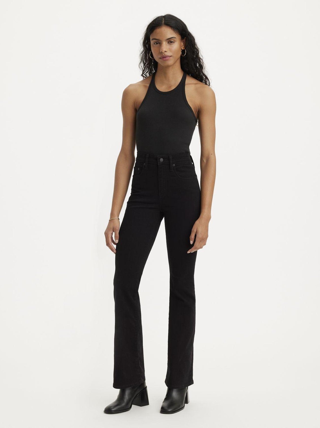 Womens Night Is Black 725 High Rise Bootcut Jean