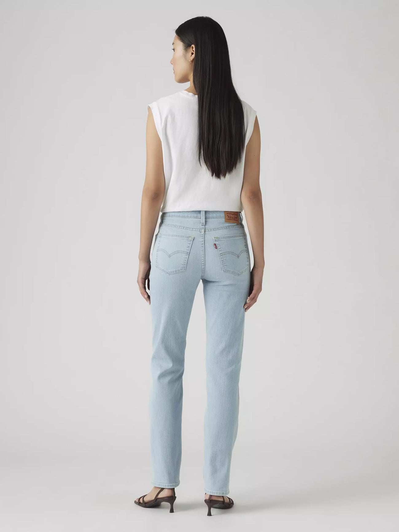 Womens Eternal Indigo Light 724 High Rise Straight Jean