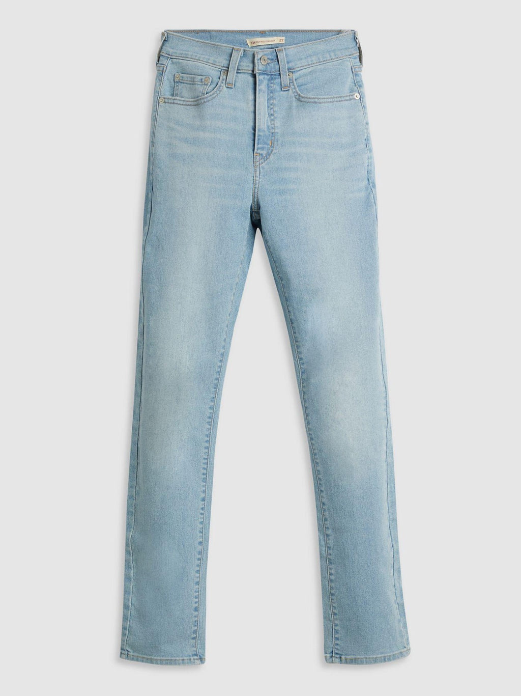 Womens Eternal Indigo Light 724 High Rise Straight Jean