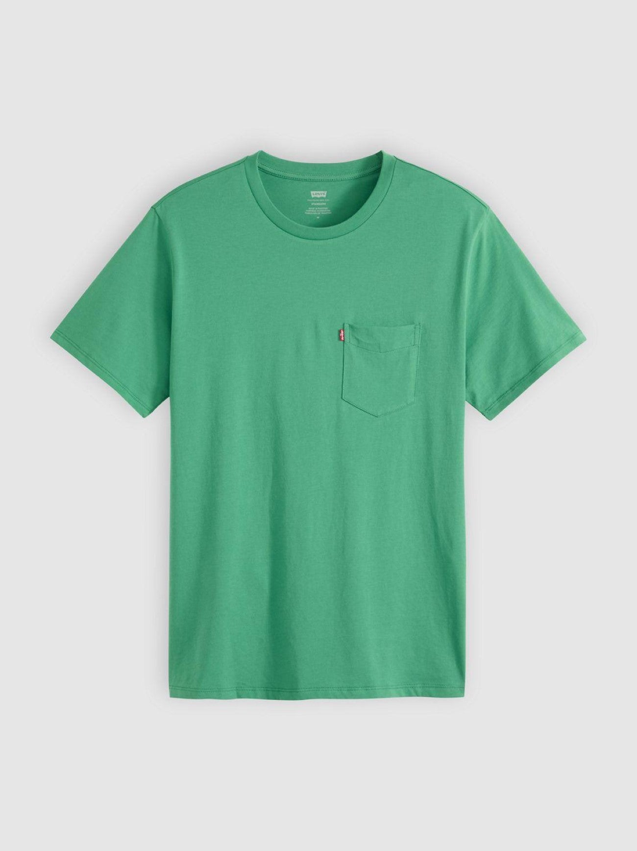 Mens Deep Grass Green Short Sleeve Classic Pocket T-Shirt