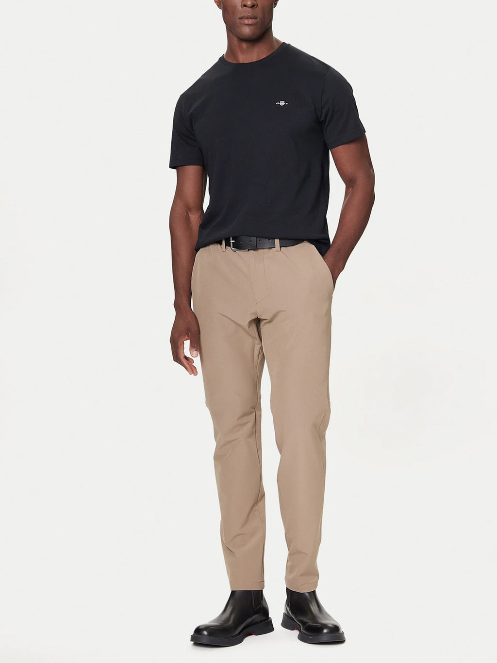 Mens Black Printed Archive Shield T-Shirt