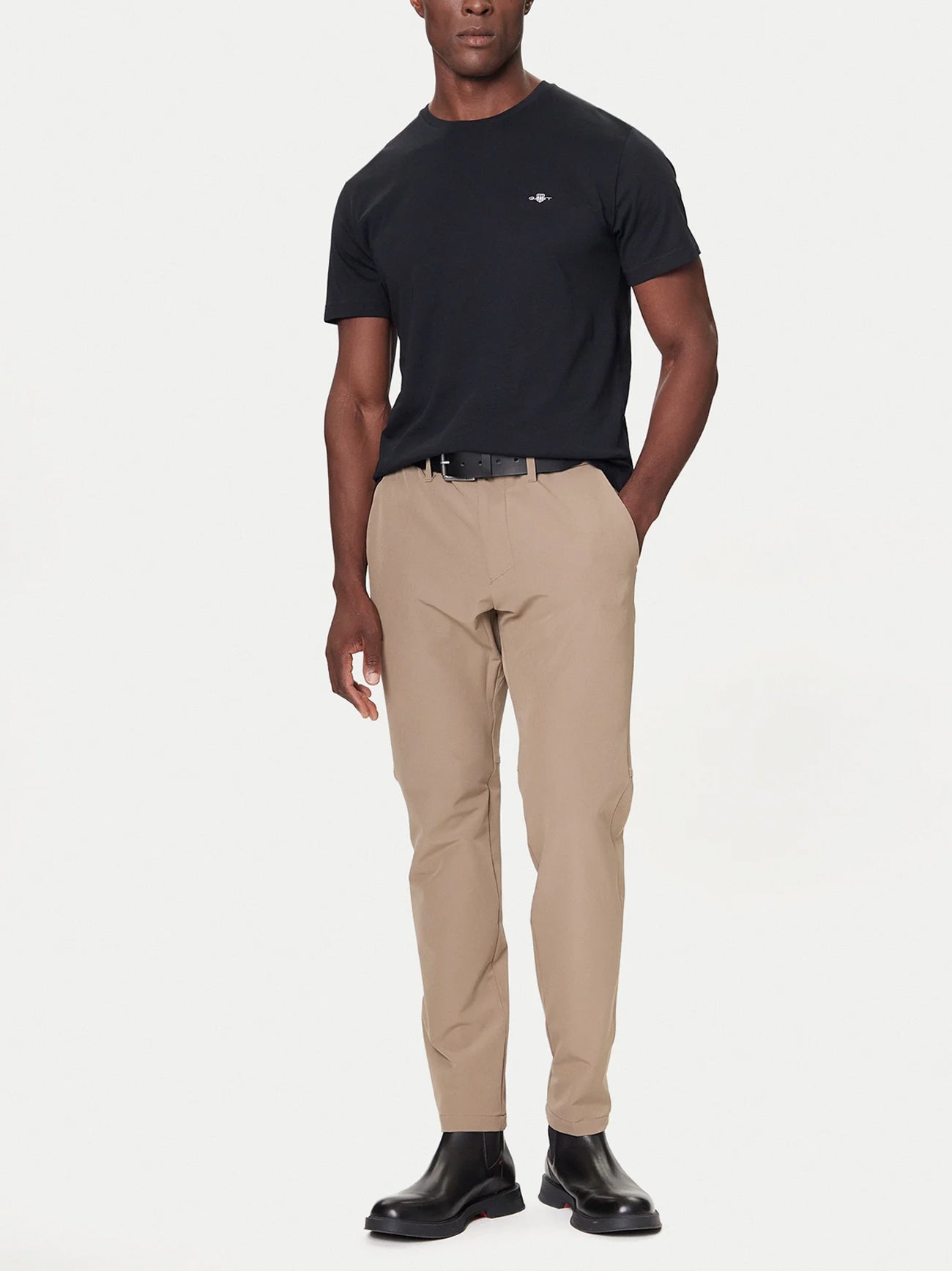 Mens Black Printed Archive Shield T-Shirt