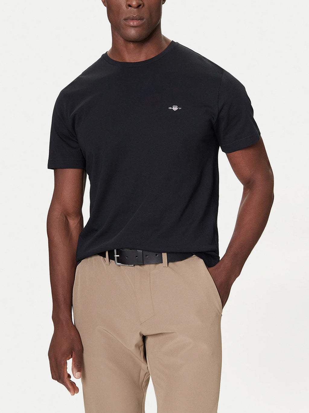 Mens Black Printed Archive Shield T-Shirt