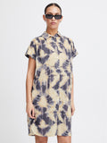 Womens Tie Dye All-Over Print Emmeretta Dress