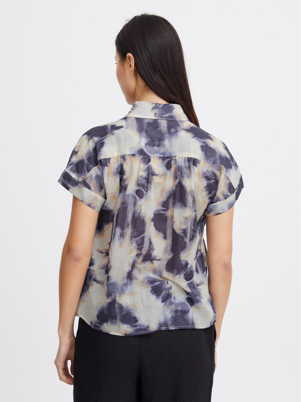 Womens Tie Dye All-Over Print Emmeretta Shirt