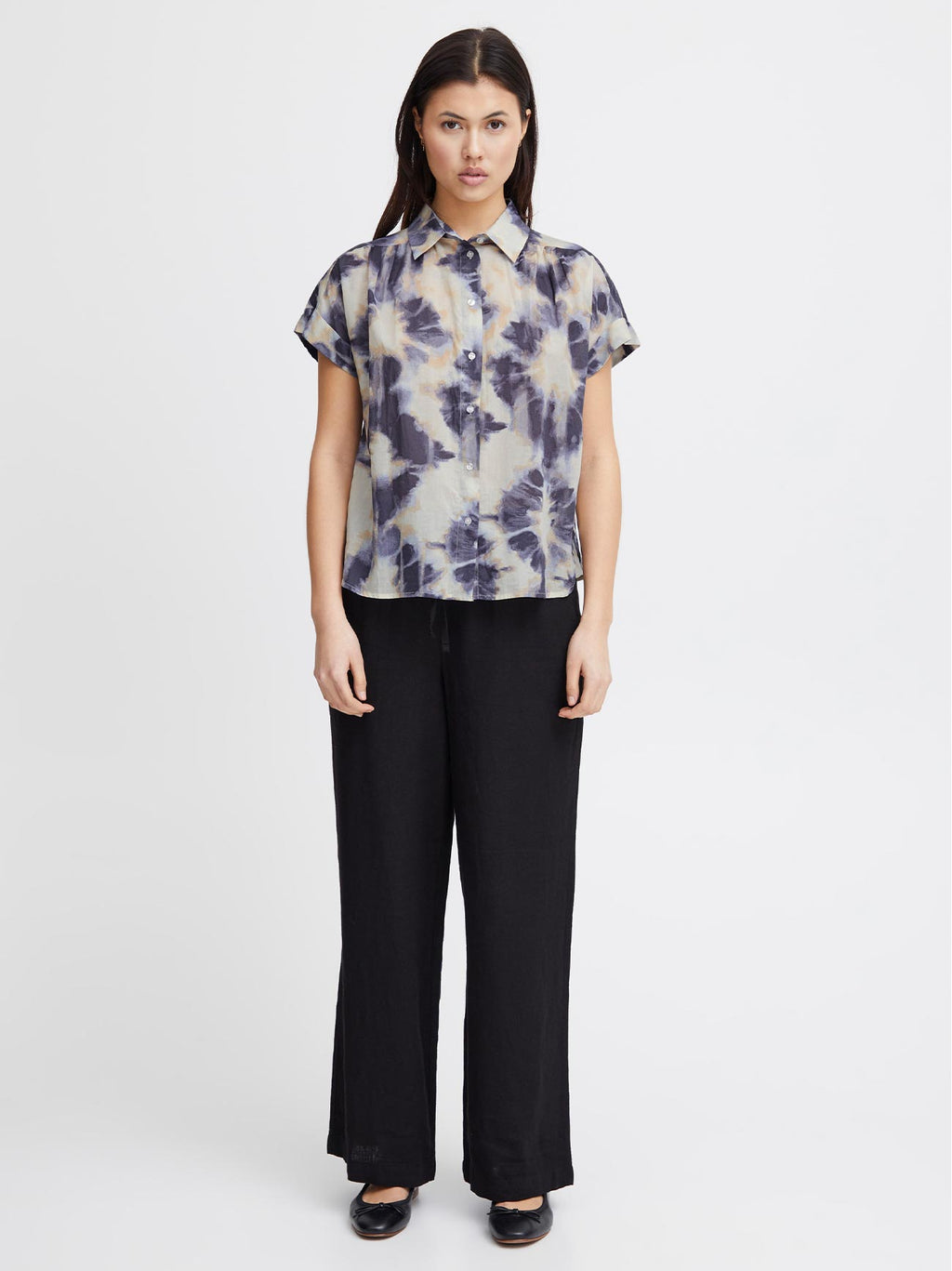 Womens Tie Dye All-Over Print Emmeretta Shirt