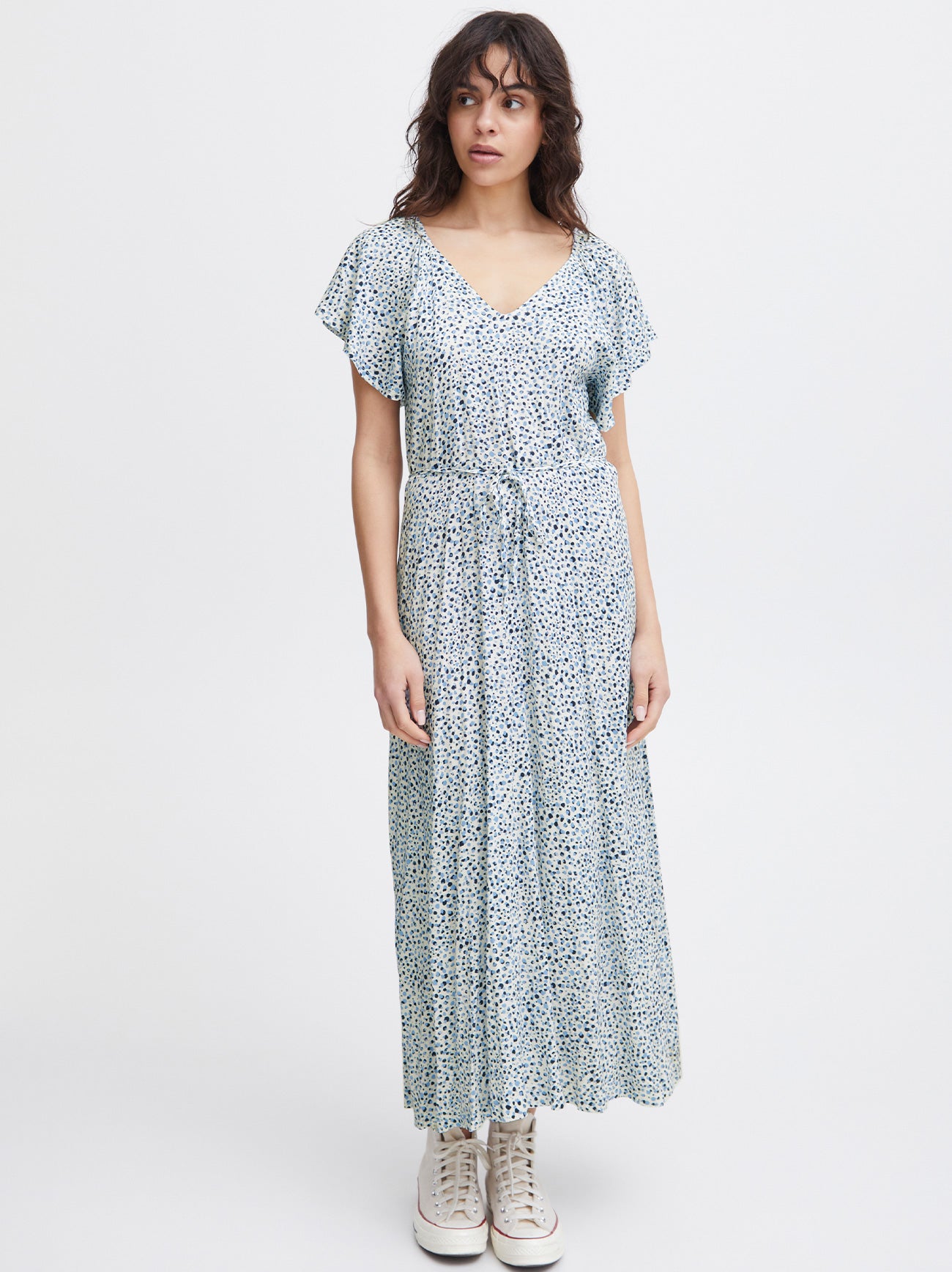 Womens Della Robbia Blue Dot Aya Dress