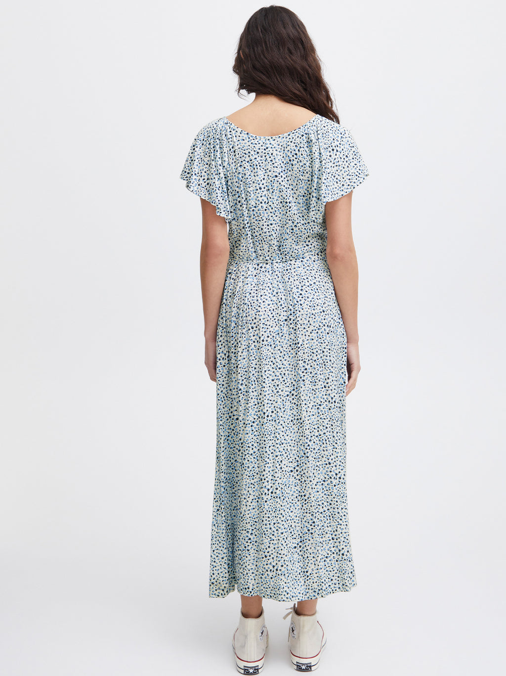 Womens Della Robbia Blue Dot Aya Dress