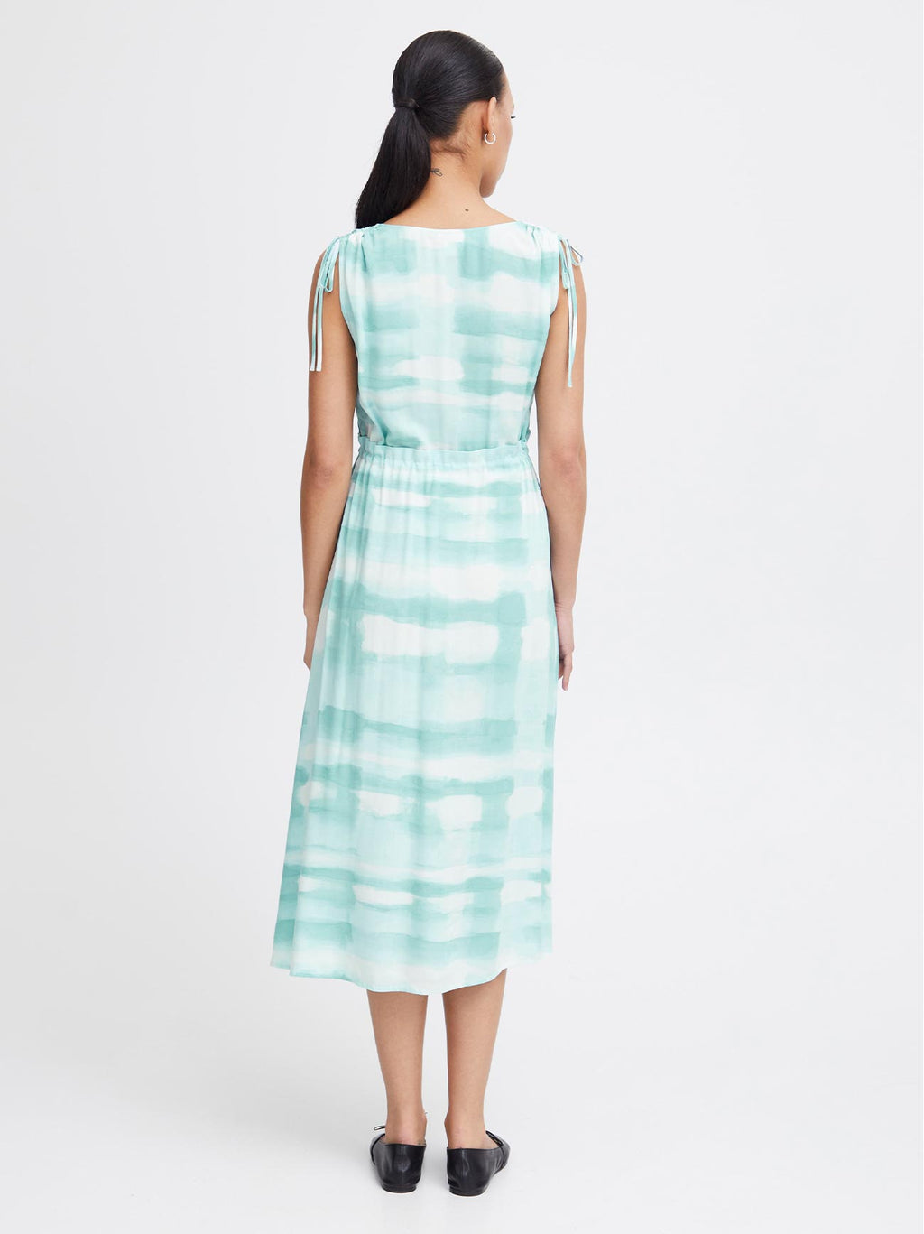 Womens Nile Blue All-Over Print Vianca Dress