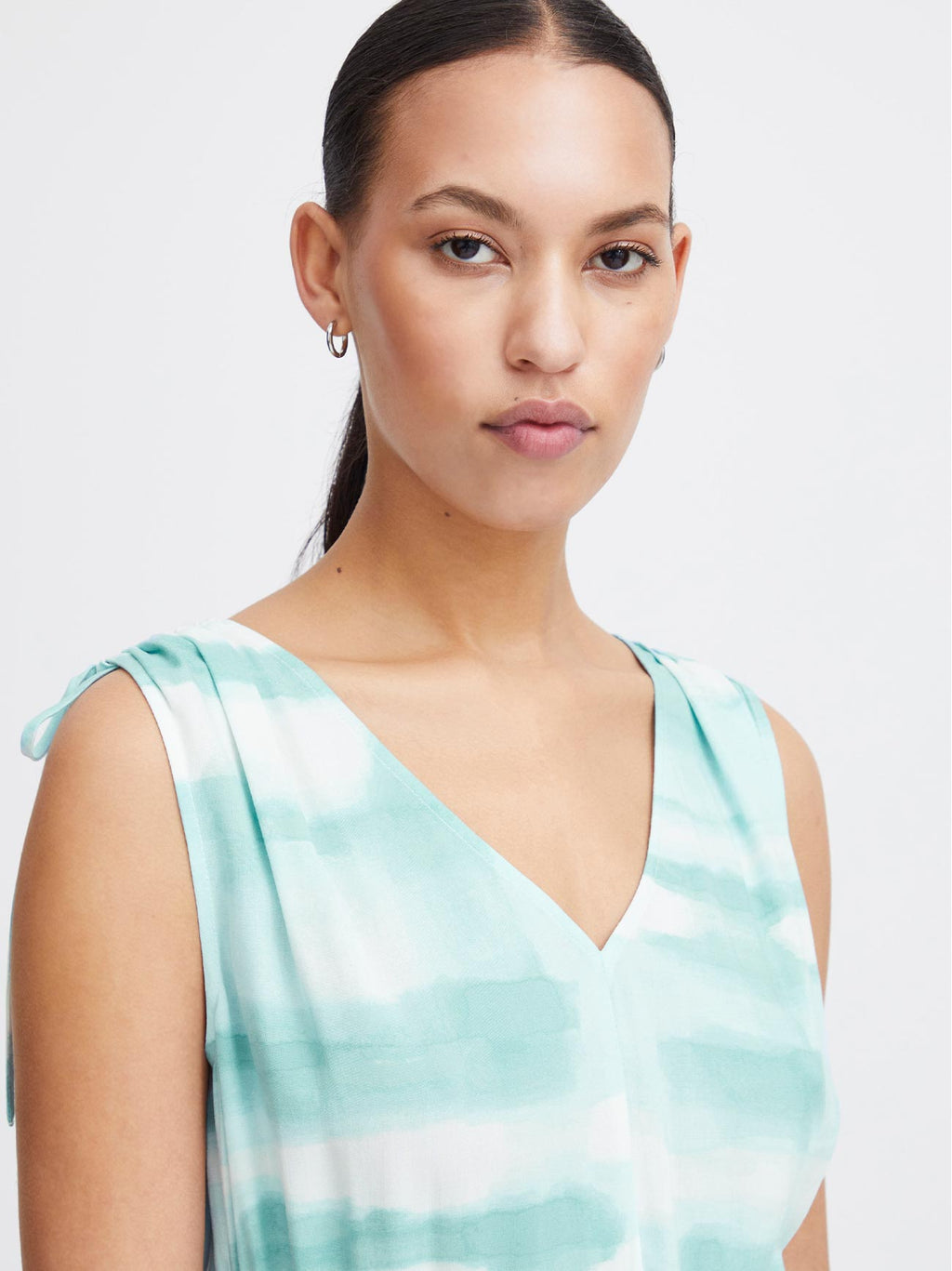 Womens Nile Blue All-Over Print Vianca Dress