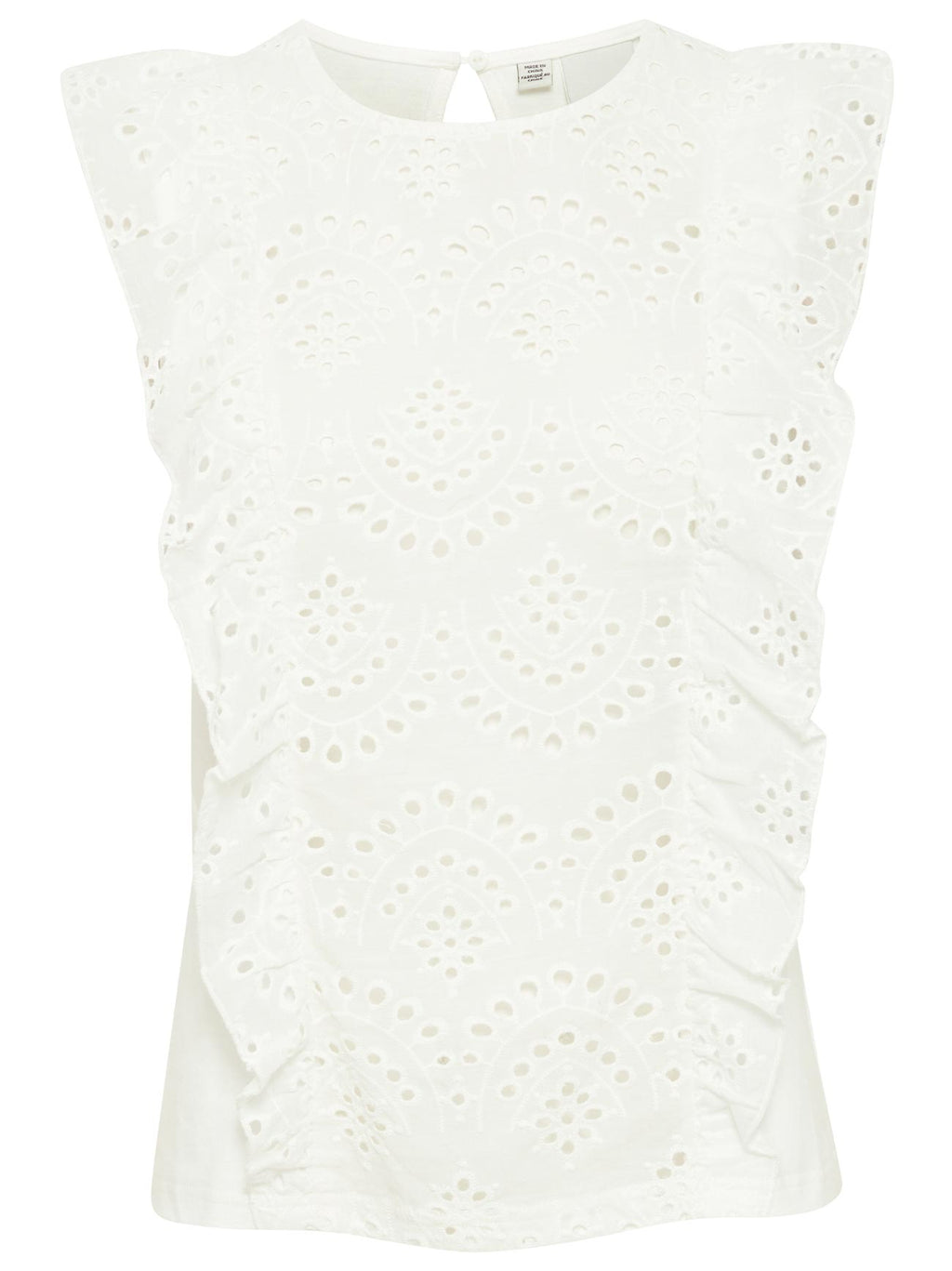 Womens Cloud Dancer Mirabelle Top