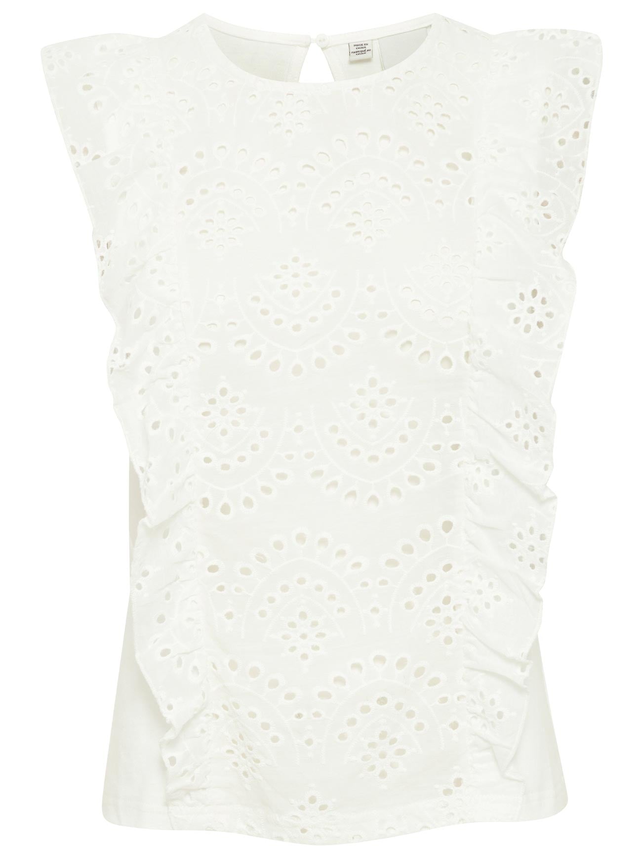 Womens Cloud Dancer Mirabelle Top