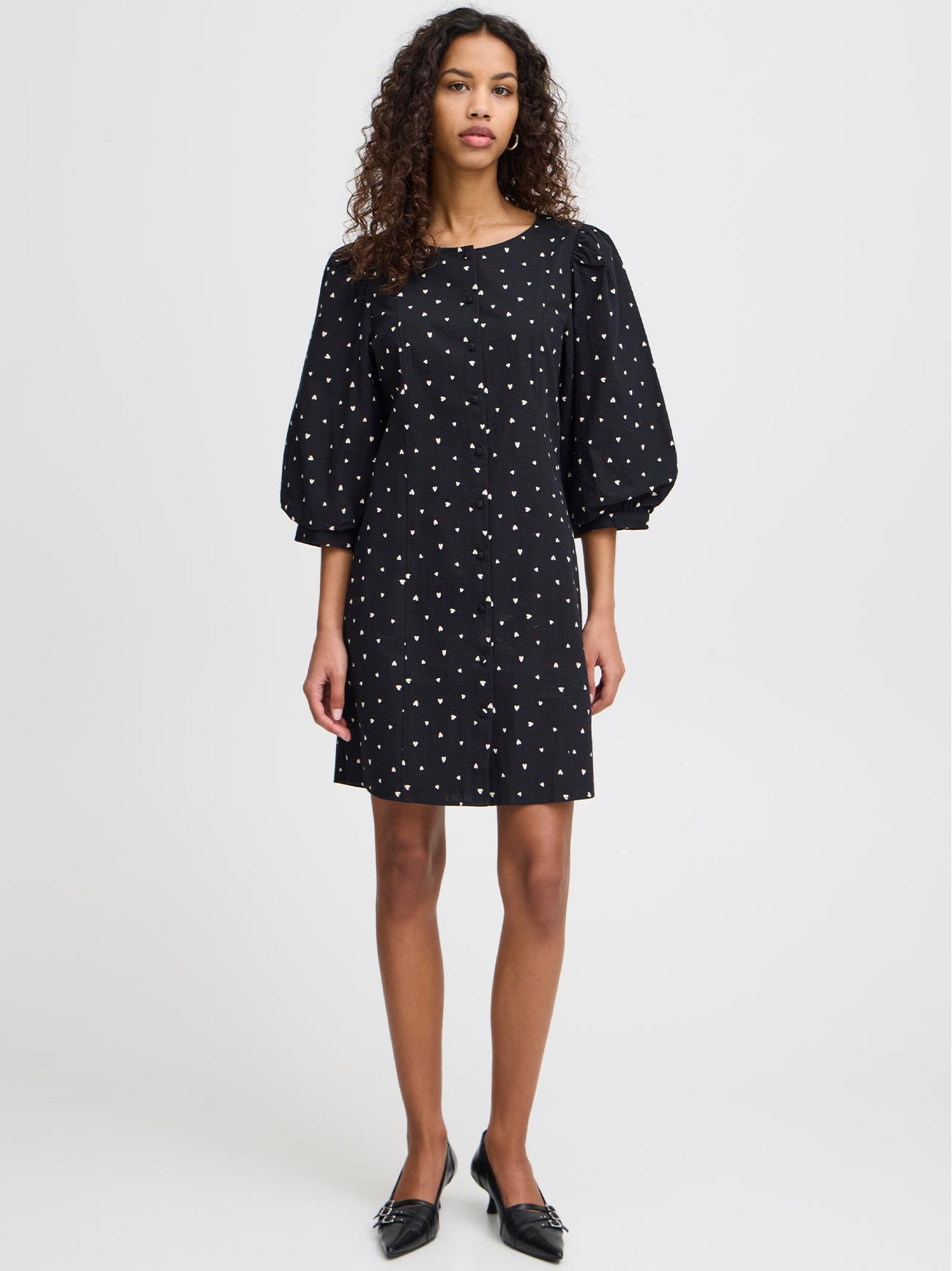 Womens Black Heart Ihqwissa Dress