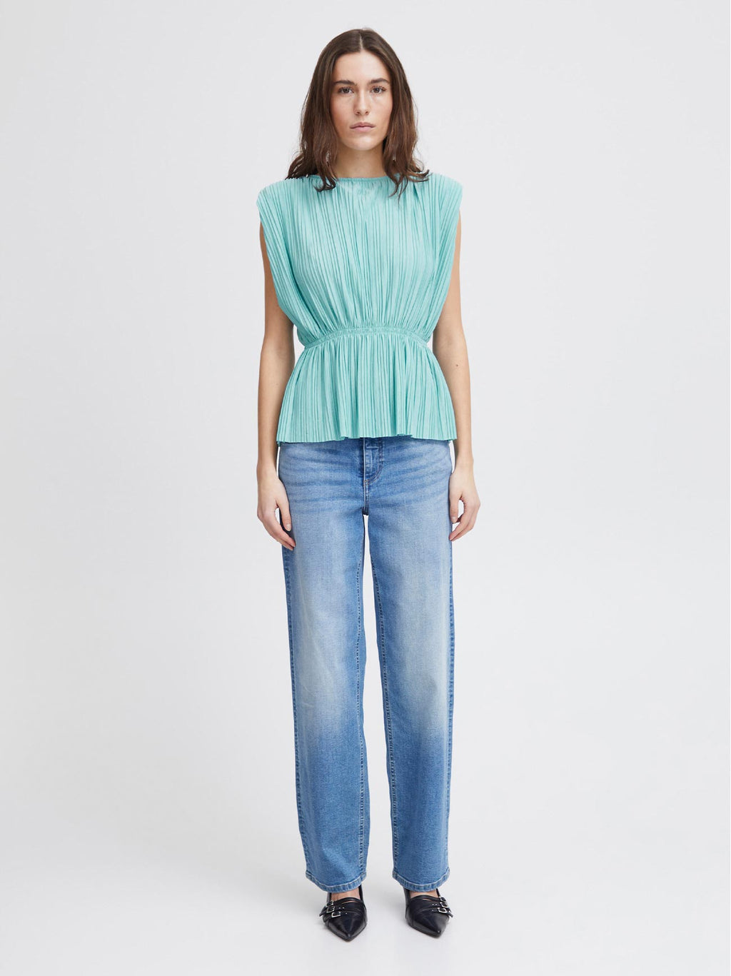 Womens Nile Blue Yamilet Top