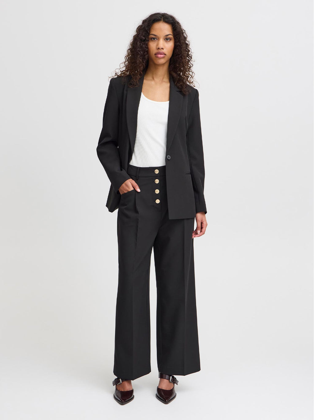 Womens Black Ihlexi Blazer