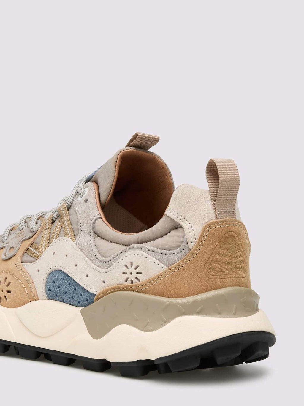 Mens Dark Grey Beige Yamano 3 Trainer