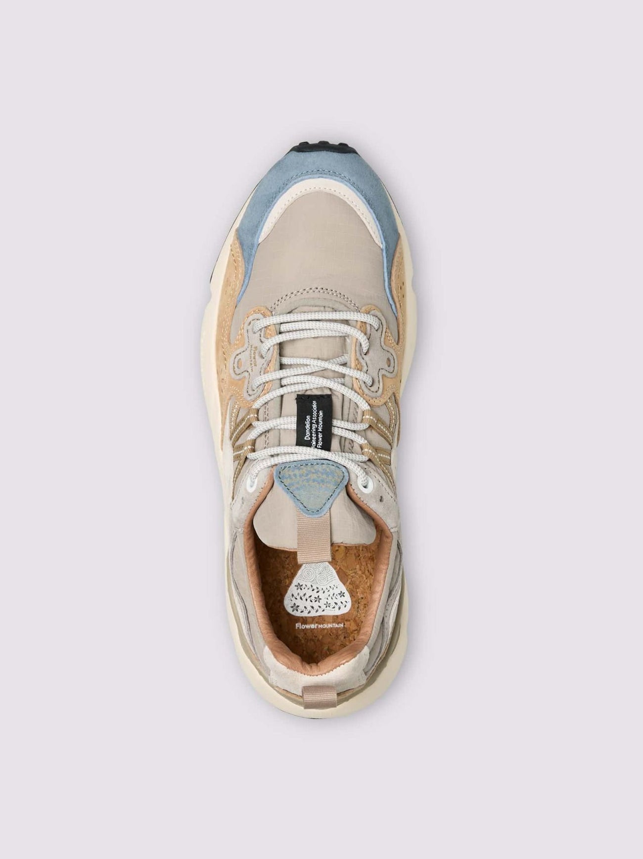 Mens Dark Grey Beige Yamano 3 Trainer