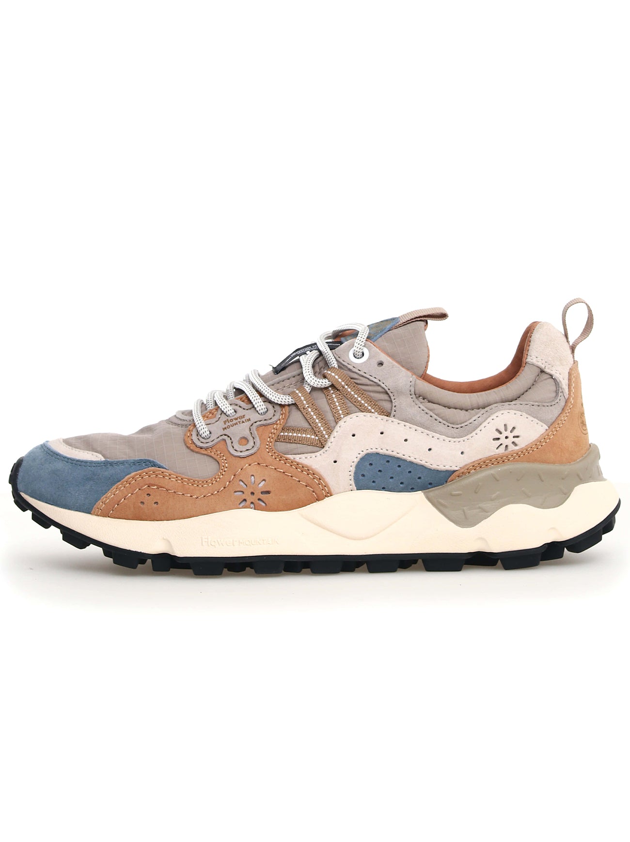Mens Grey Beige Yamano 3 Trainer