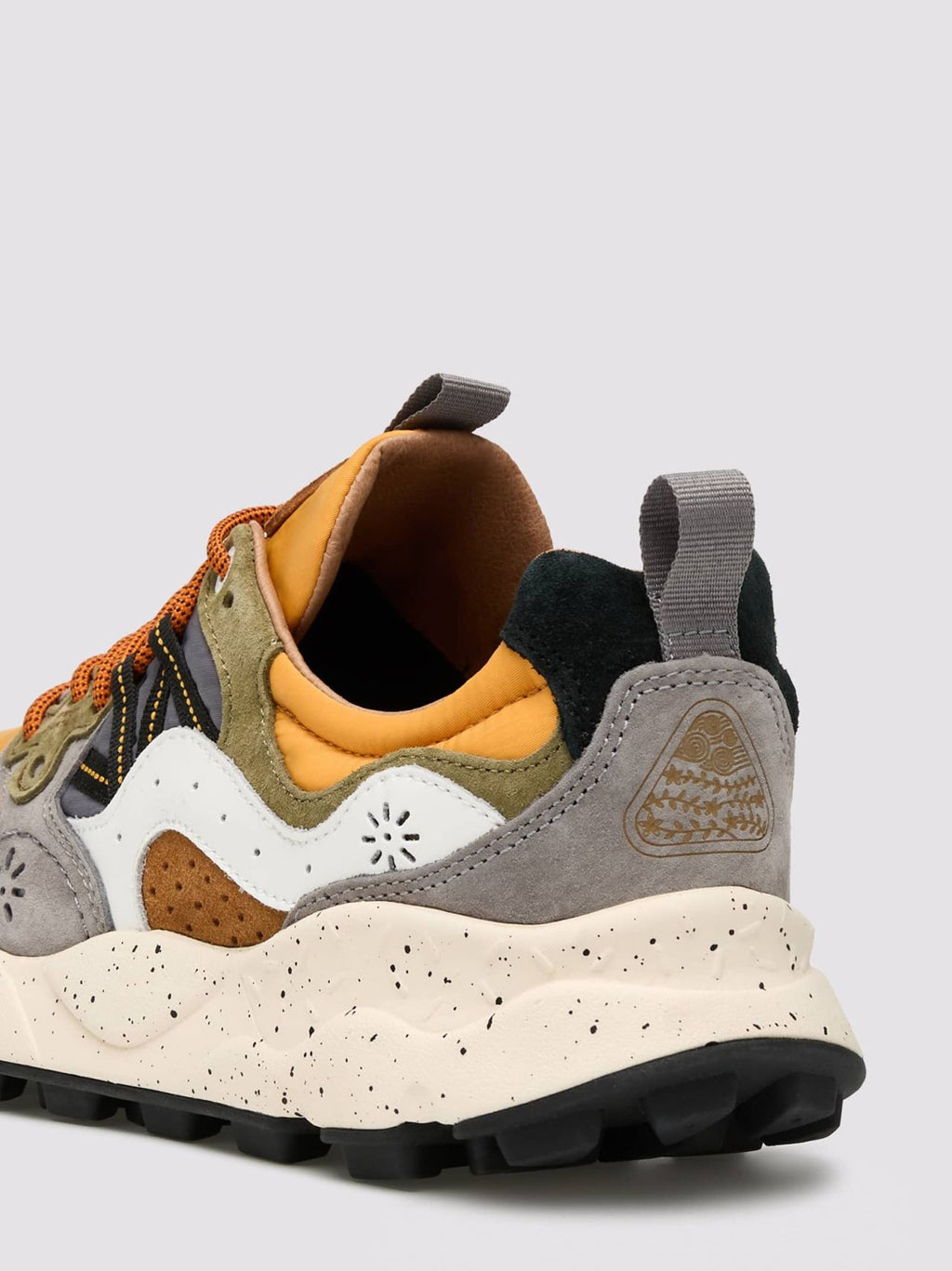 Mens Warm Brown Mustard Yamano 3 Trainer