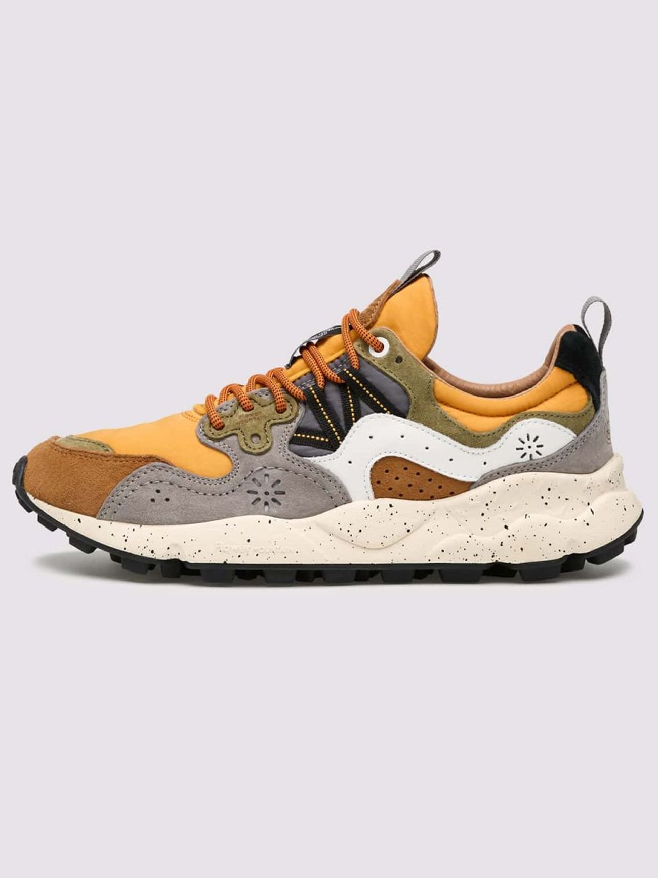 Mens Warm Brown Mustard Yamano 3 Trainer