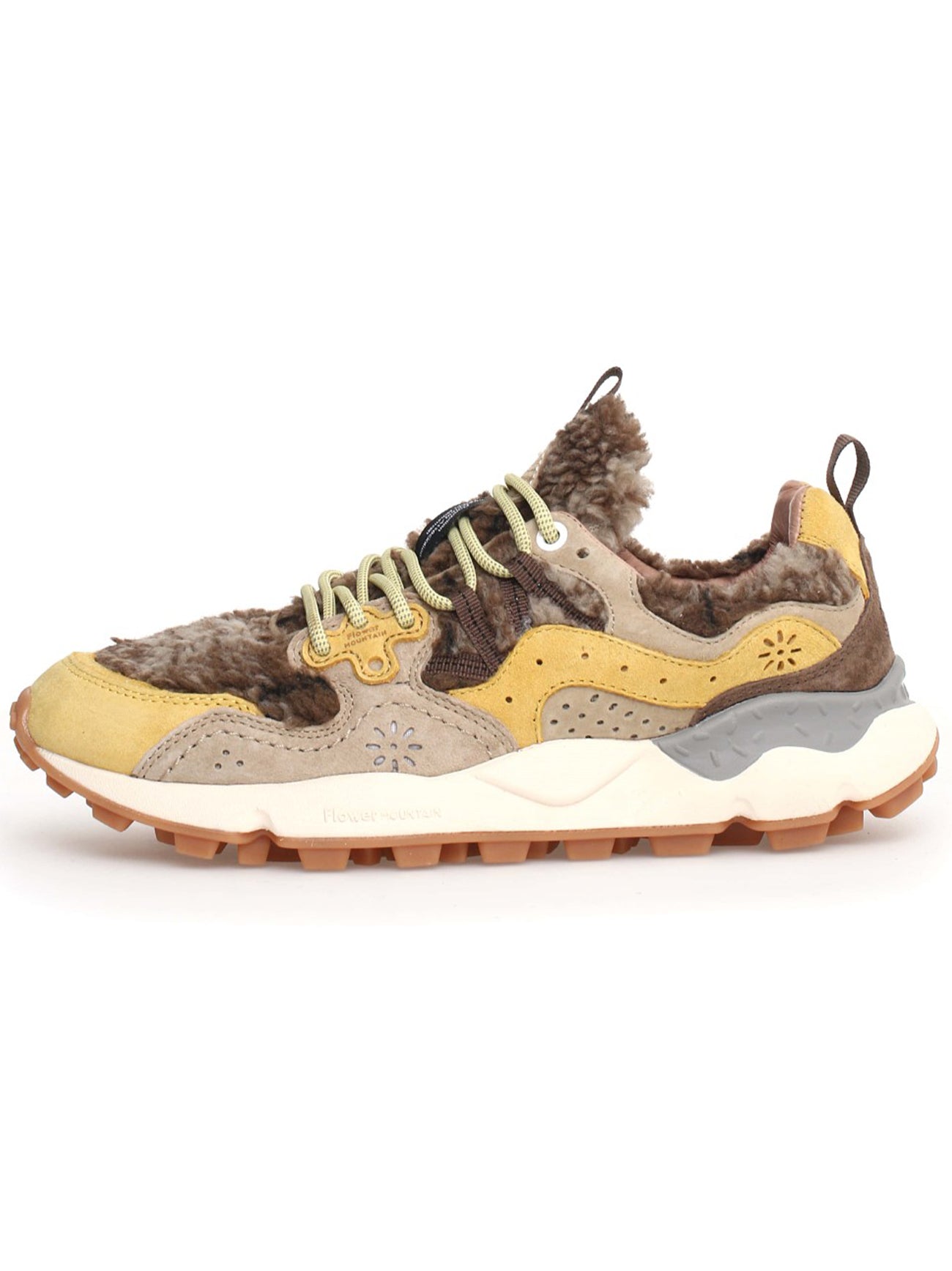 Unisex Yellow Beige Yamano 3 Trainer