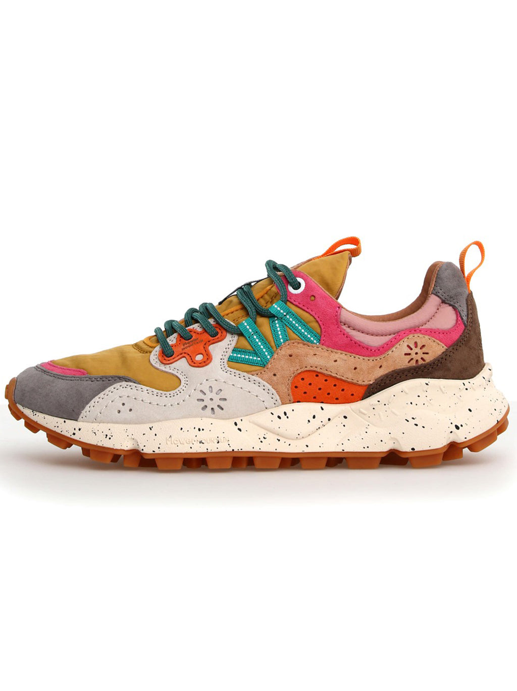 Unisex Grey Yellow Cream Yamano 3 Trainer