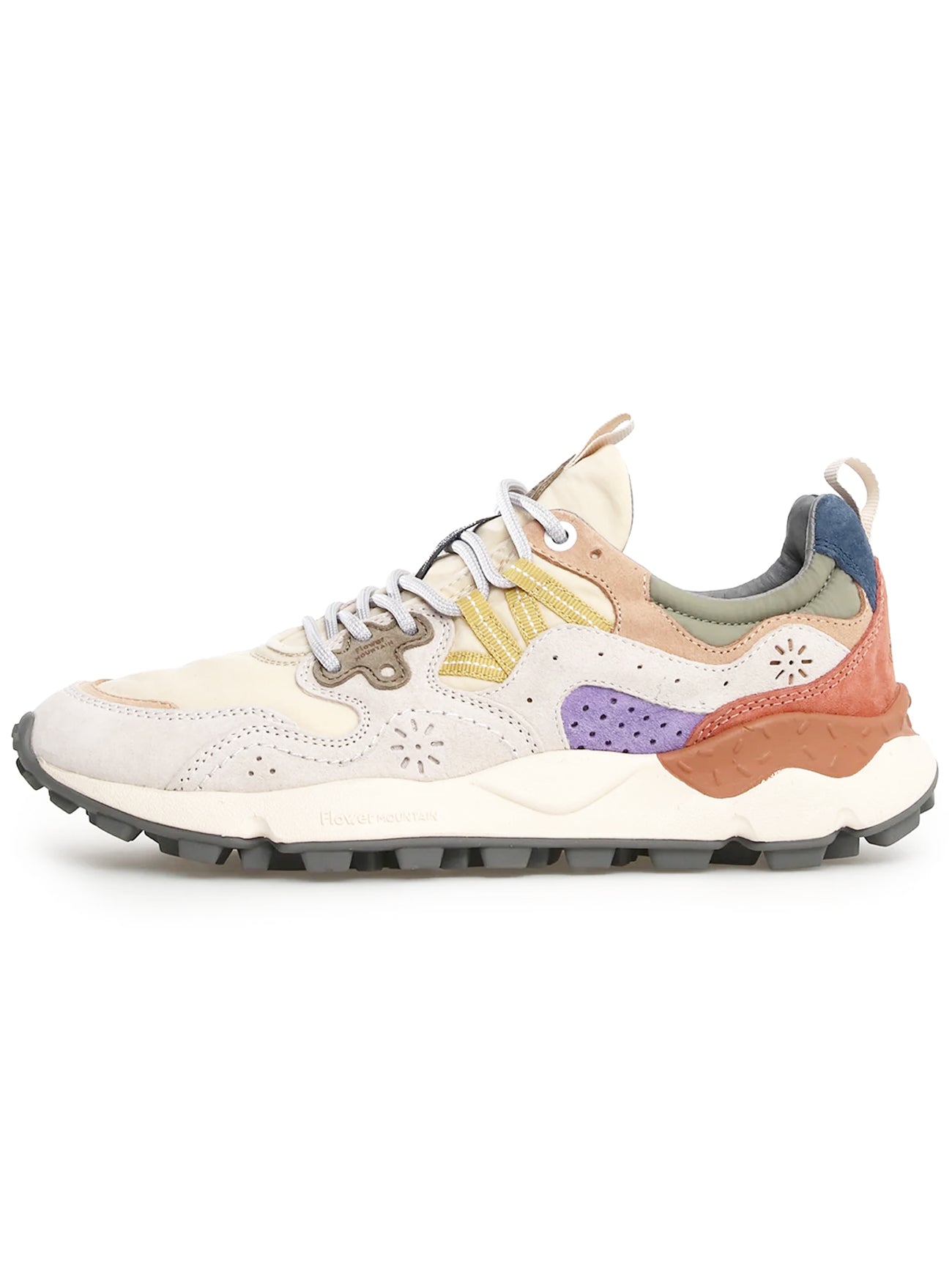 Unisex Beige Milk Violet Yamano 3 Trainer