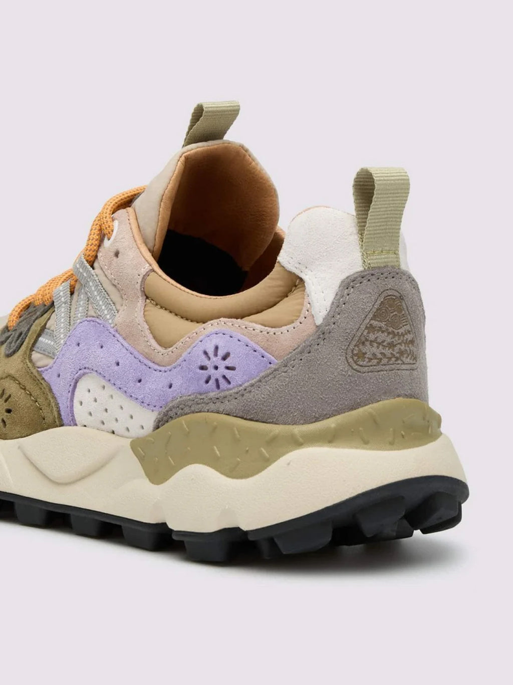 Mens Military Taupe Violet Yamano 3 Trainer
