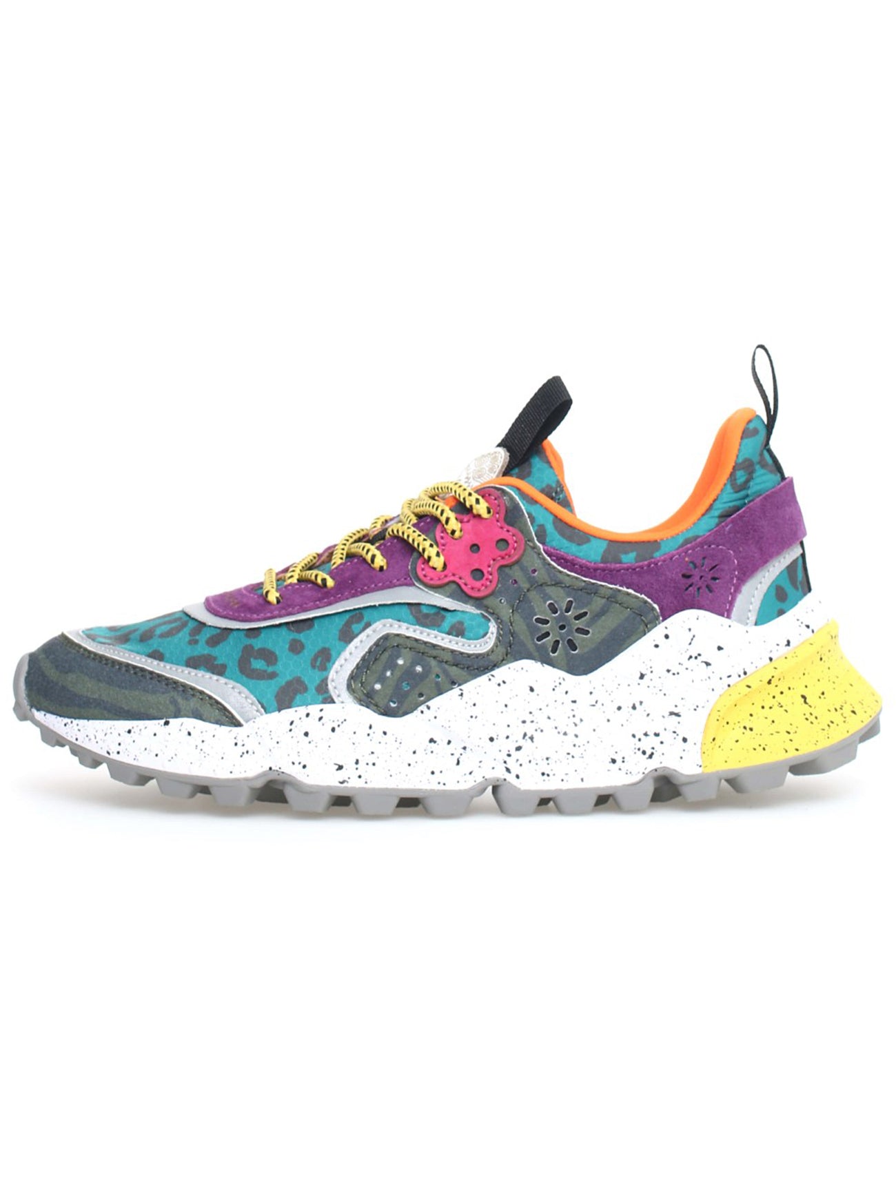 Womens Animal Print Military Green Bottle Violet Kotetsu Trainer