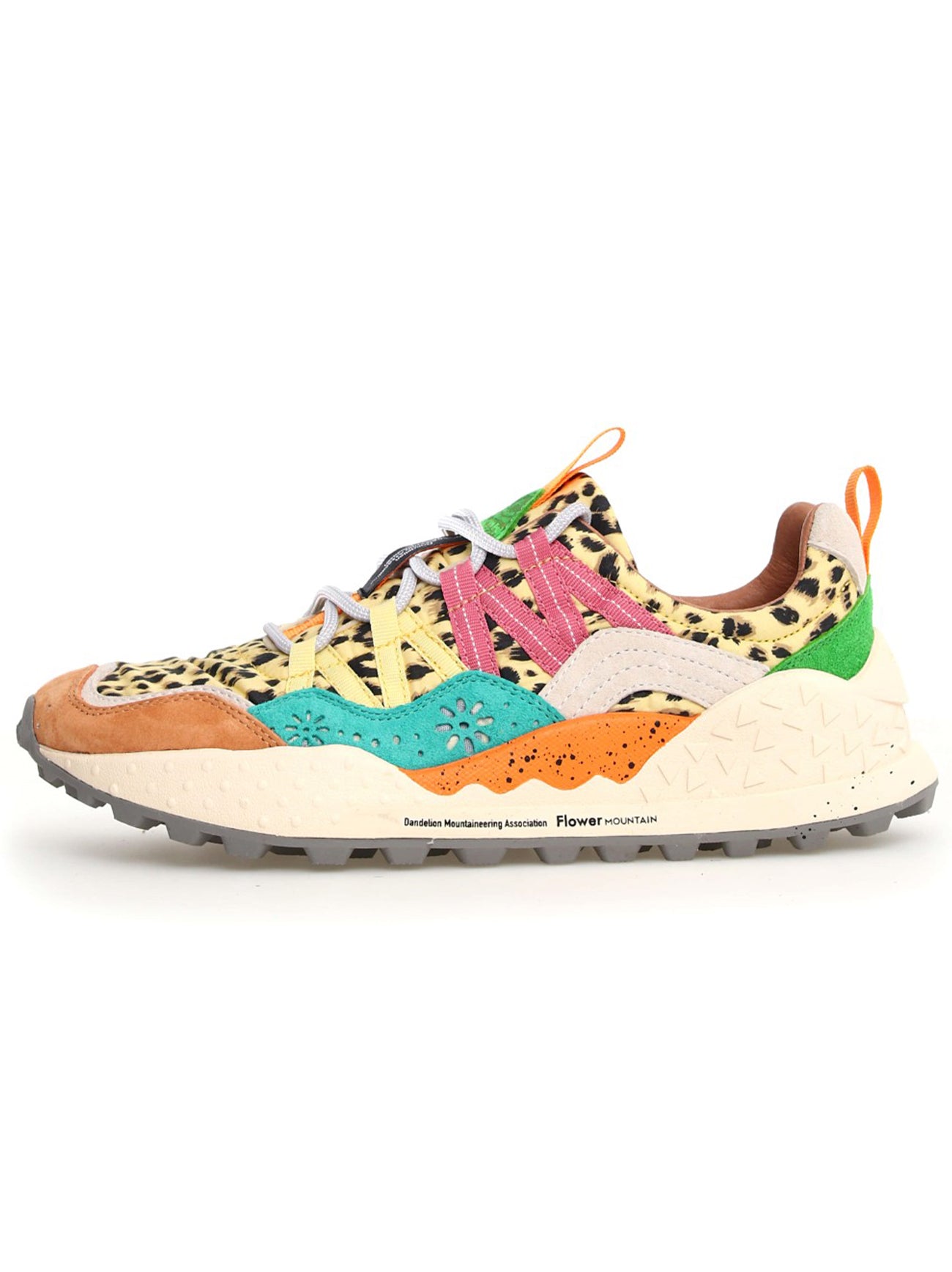 Womens Pink Multi Washi Trainer