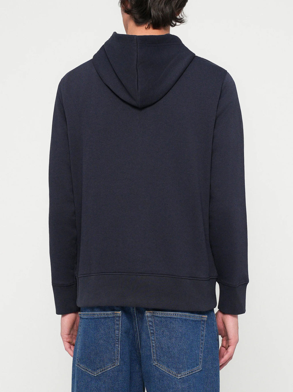 Mens Evening Blue Graphic Hoodie