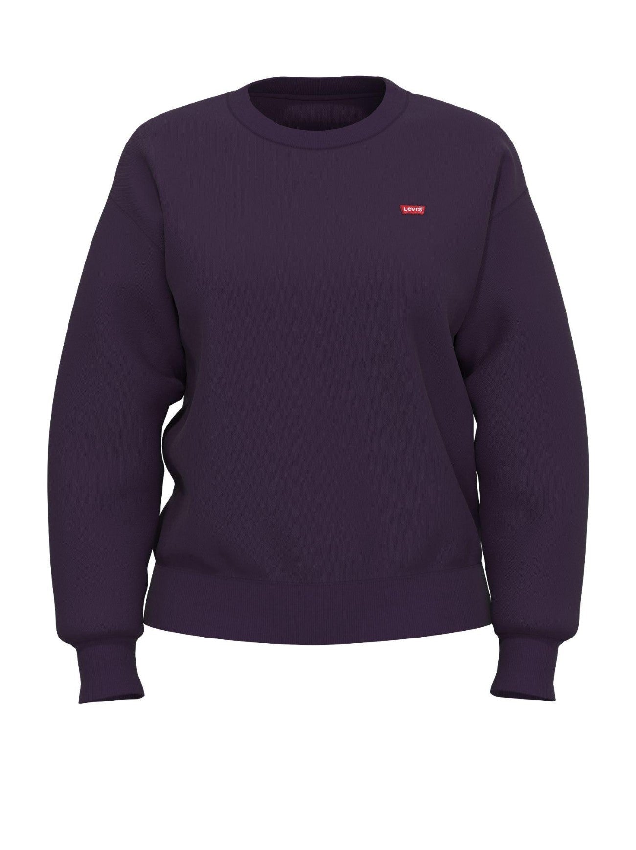 Womens Blackberry Cordial Standard Crew Sweatshirt