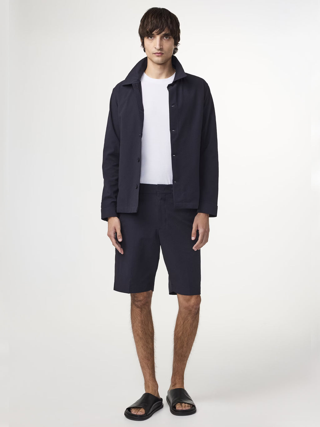 Mens Navy Blue Billie Short