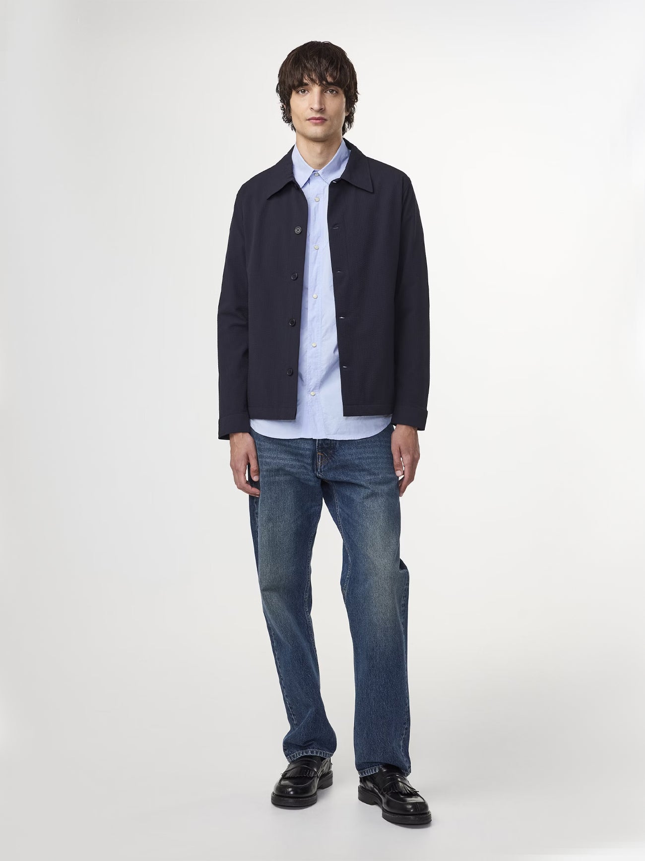 Mens Navy Blue Zander Jacket