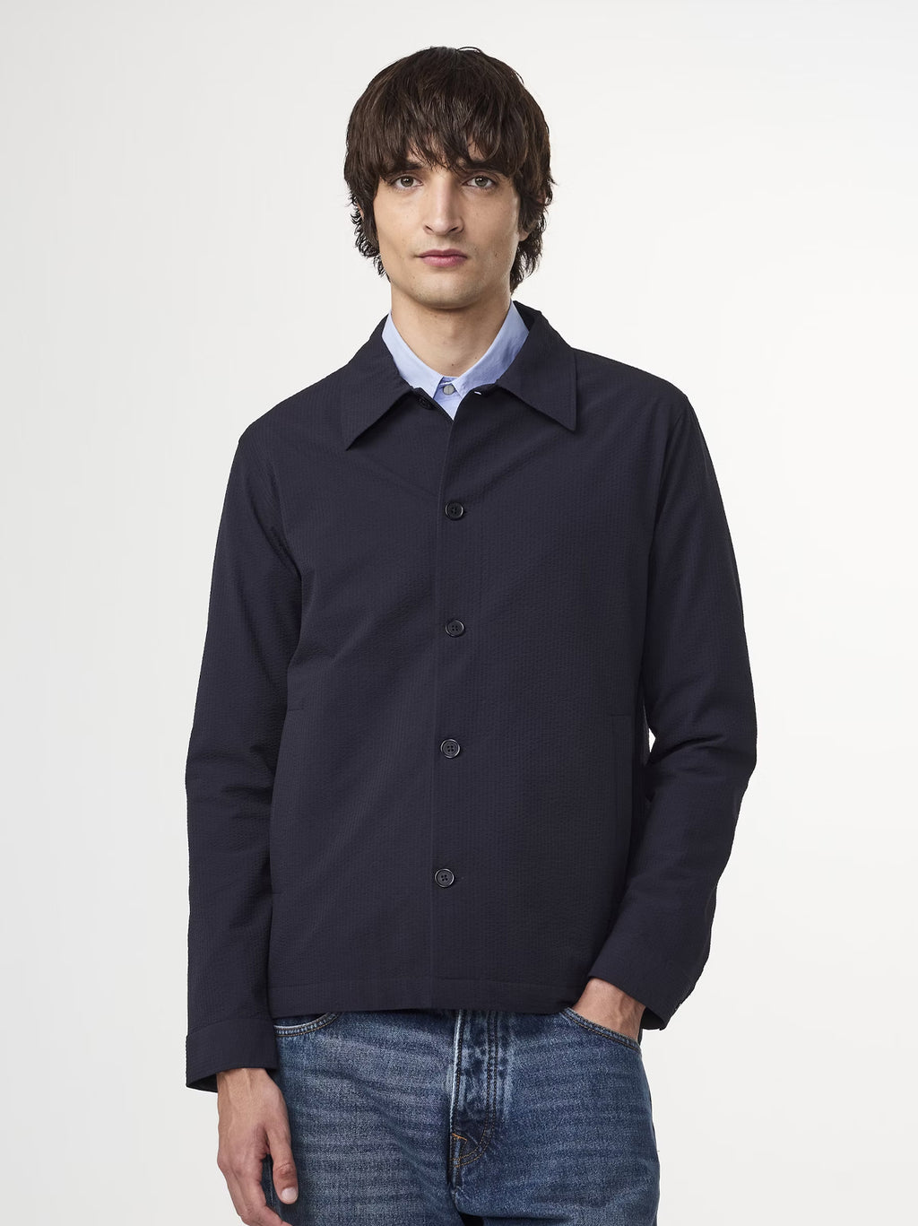 Mens Navy Blue Zander Jacket