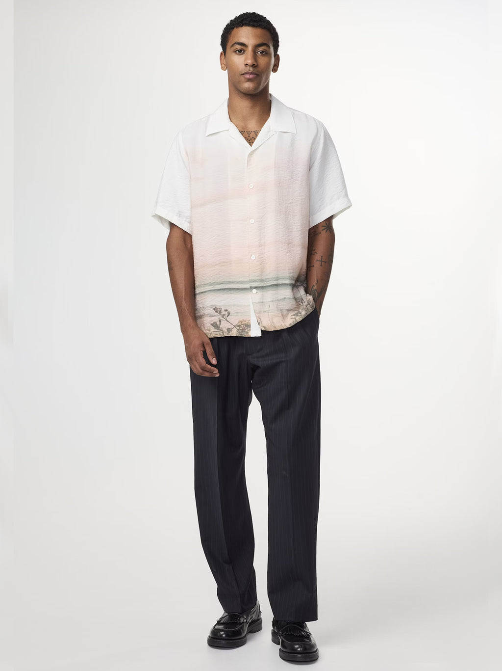 Mens Multicolour Julio Print Short Sleeve Shirt