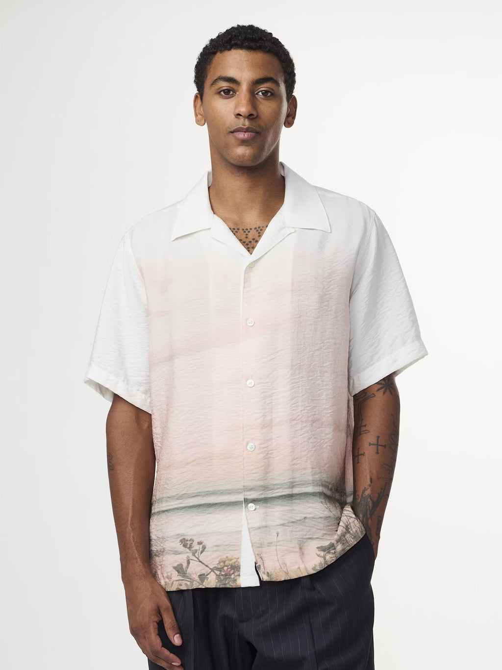 Mens Multicolour Julio Print Short Sleeve Shirt