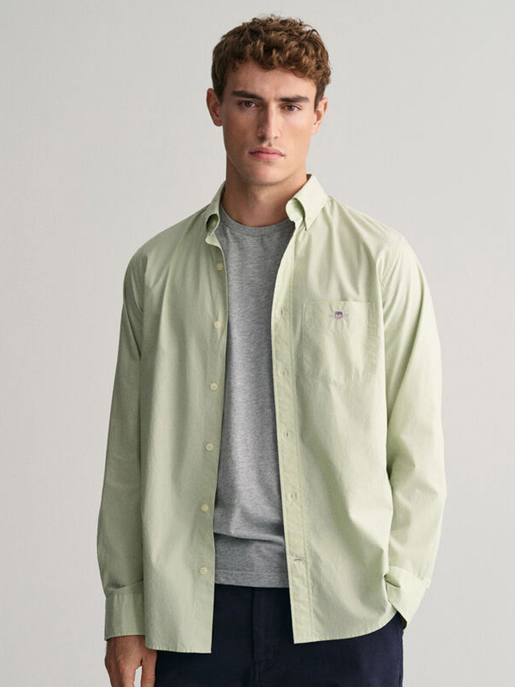 Mens Milky Matcha Classic Poplin Shirt