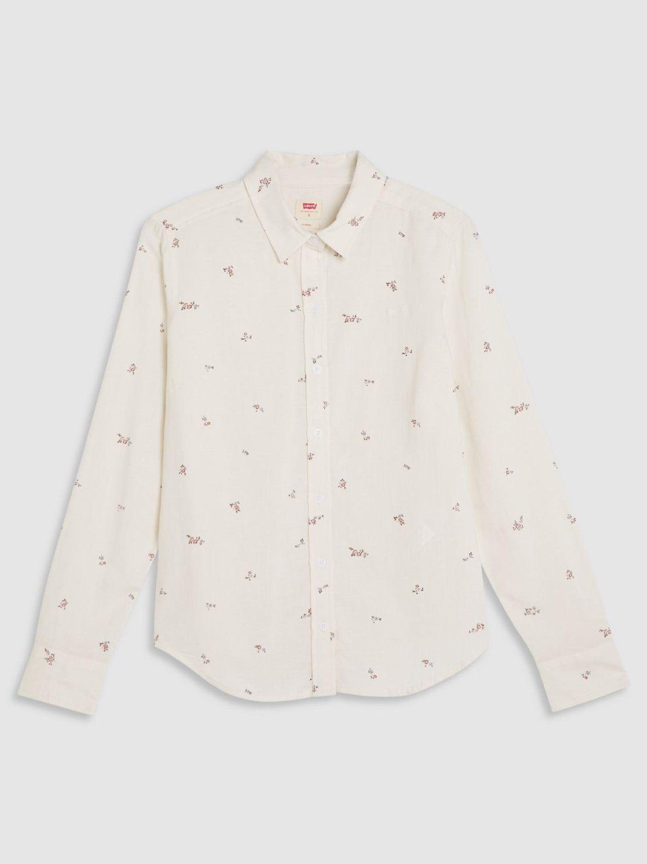Womens Lou Ditsy Floralv5 Egret The Classic Shirt