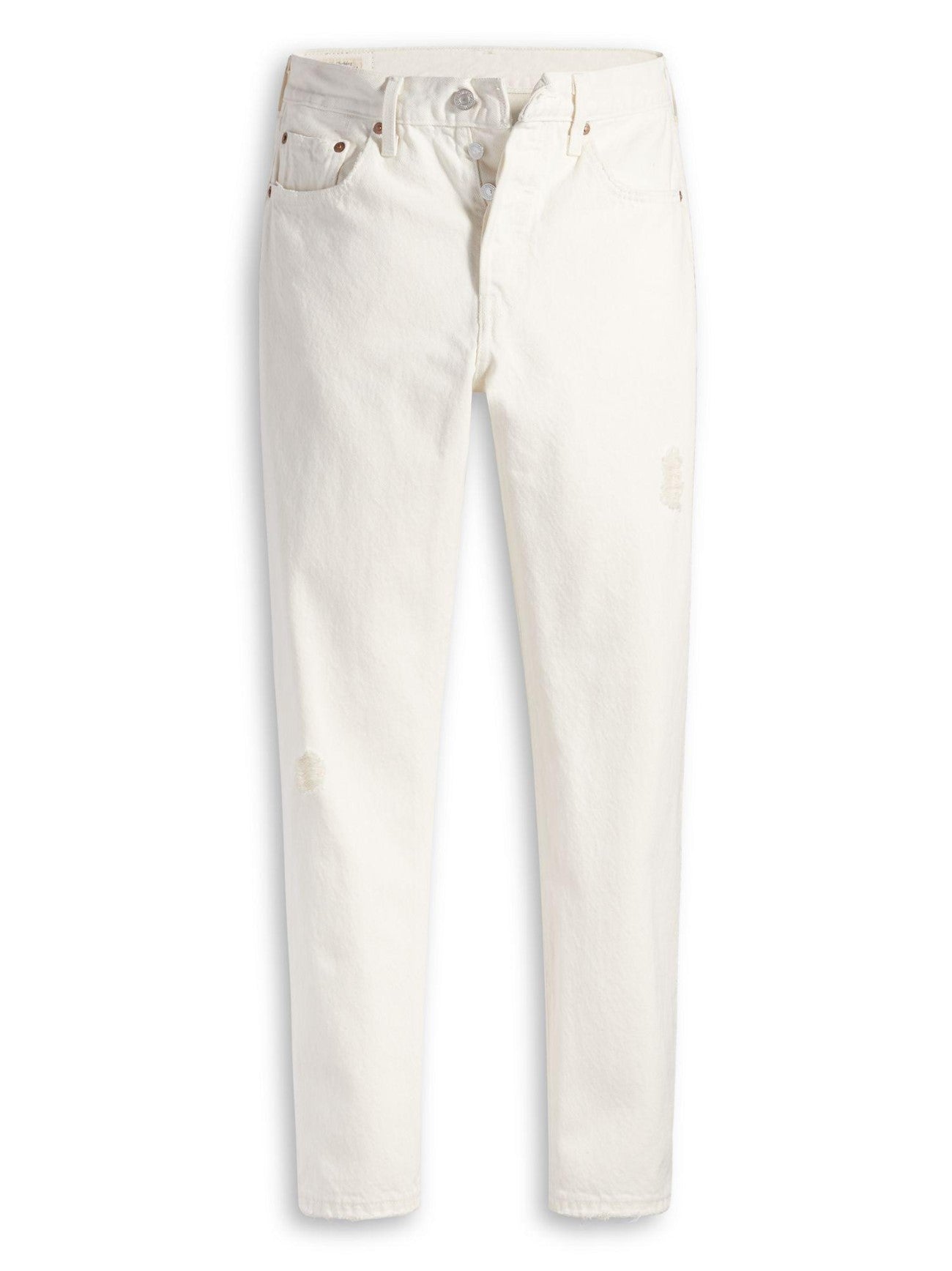 Womens Ecru Booper 501 Crop Jean