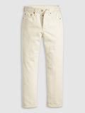Womens Ecru Booper No Damage 501 Crop Jean