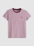 Womens Anita Stripe Zinfandel Perfect T-Shirt