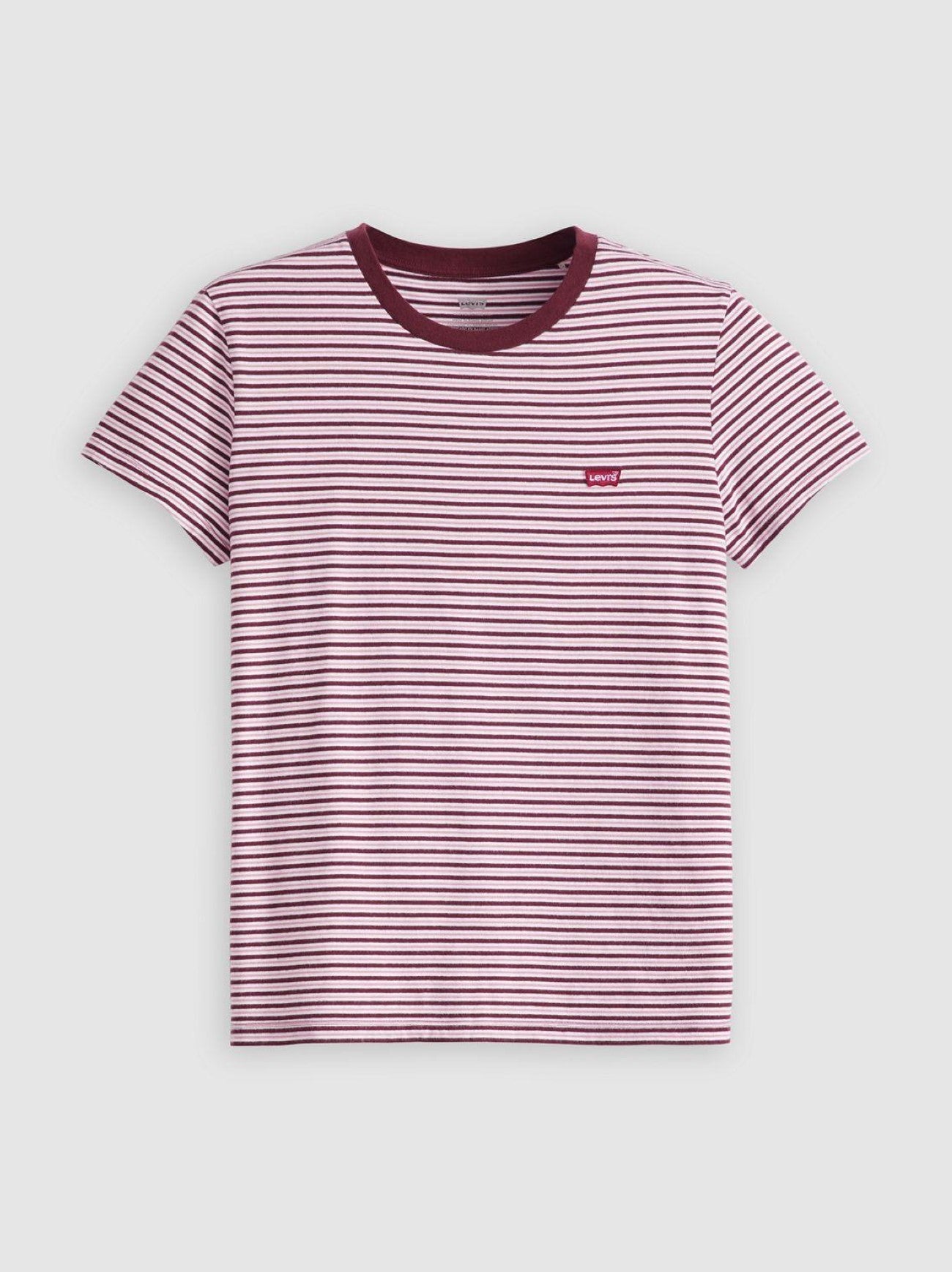 Womens Anita Stripe Zinfandel Perfect T-Shirt