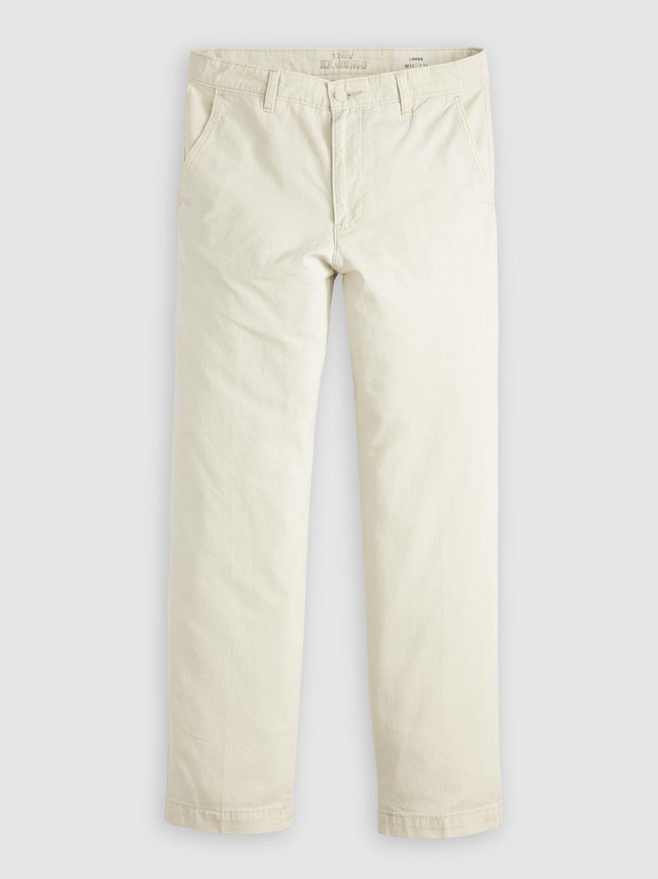 Mens Silver Birch Linen Authentic Loose Chino