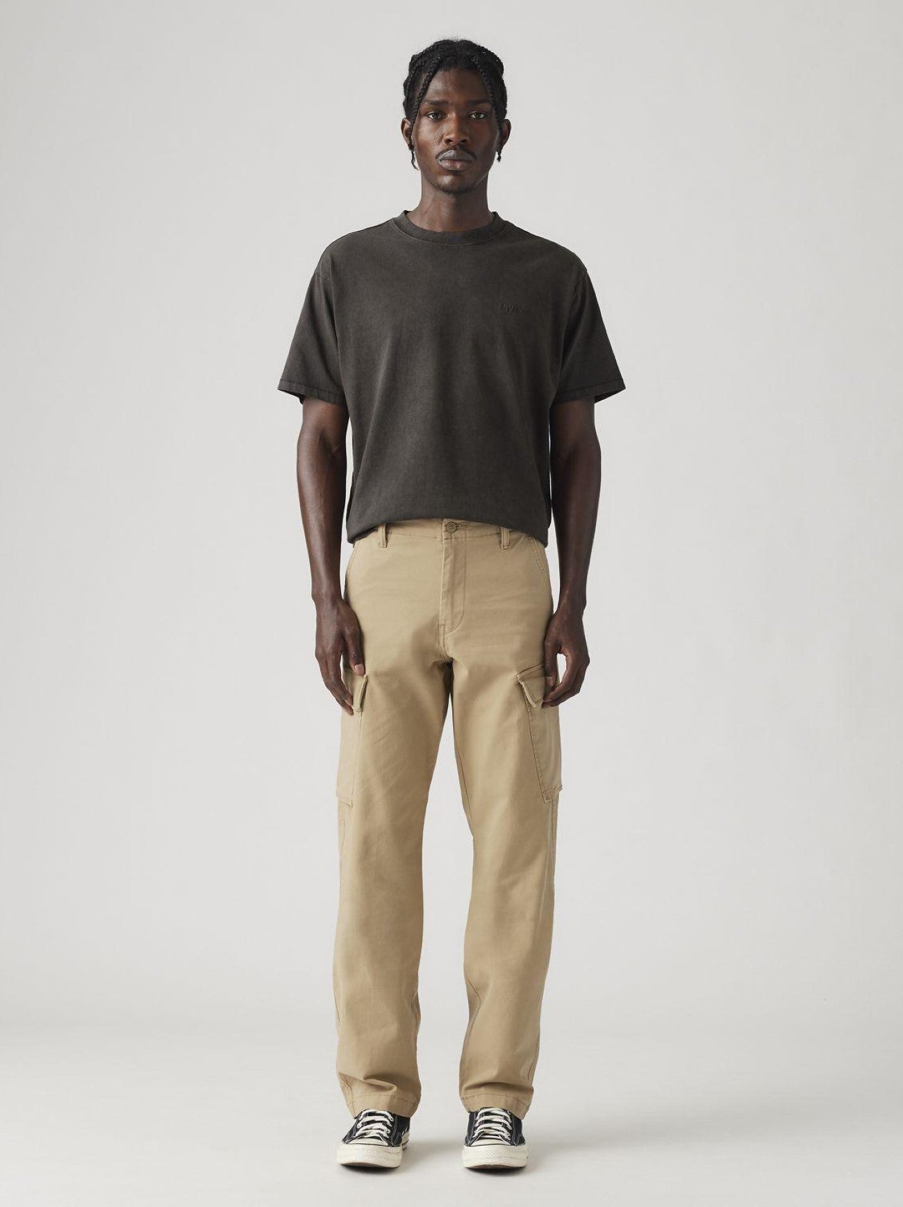 Mens Harvest Gold Cargo Taper Jean