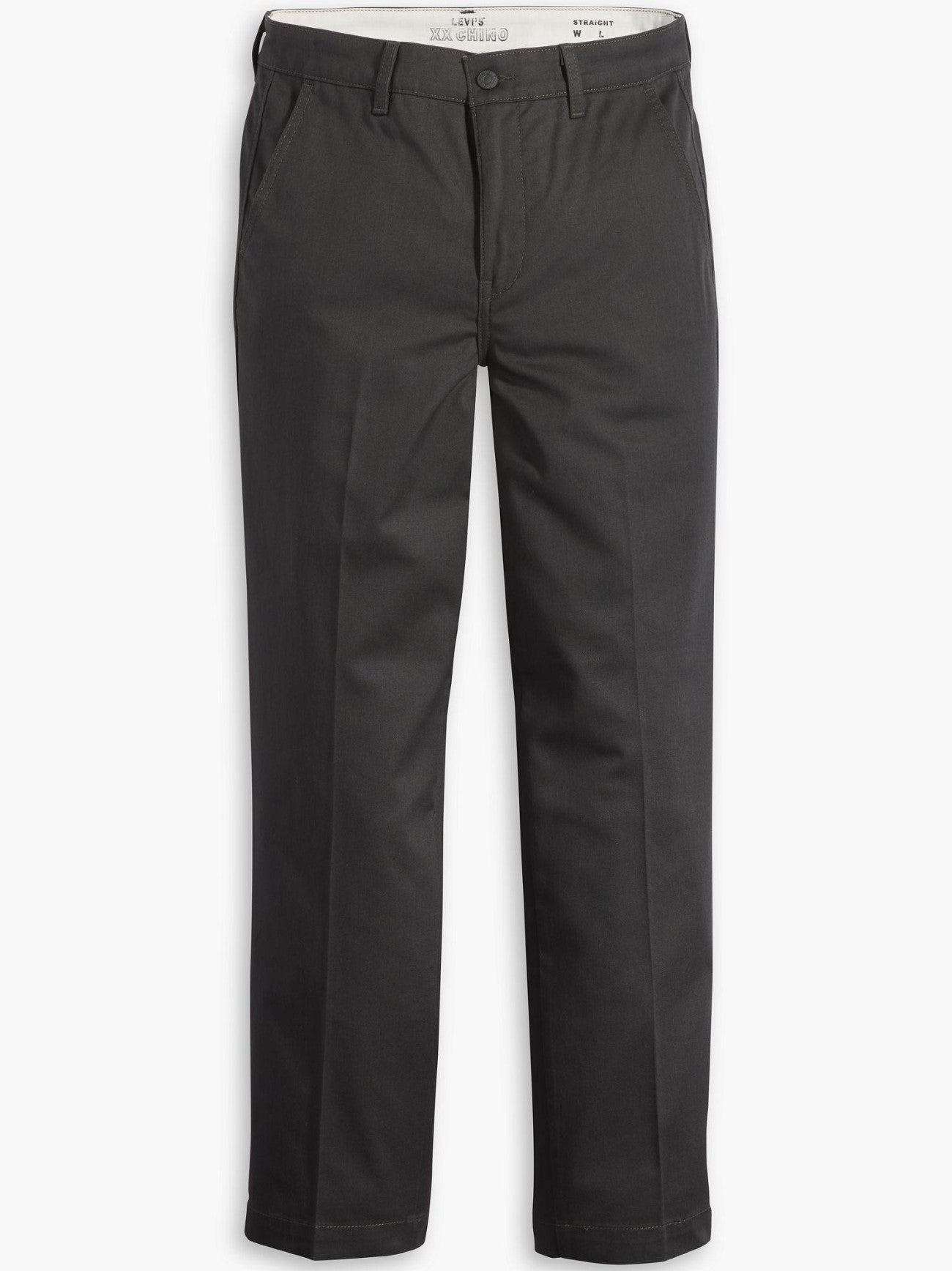 Mens Pirate Black Straight Chino