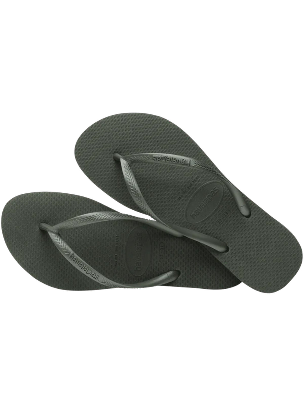 Womens Rose Green Slim Slide