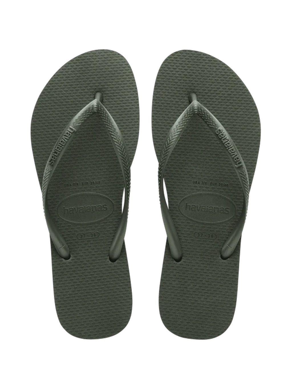 Womens Rose Green Slim Slide